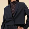By bar Jassen<jody stripe blazer | dark navy