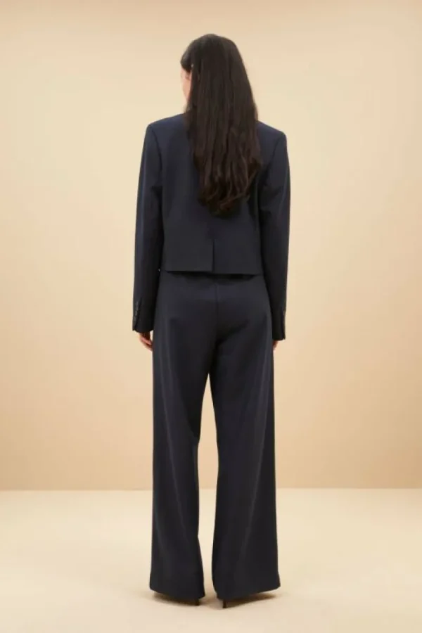 By bar Jassen<jody stripe blazer | dark navy