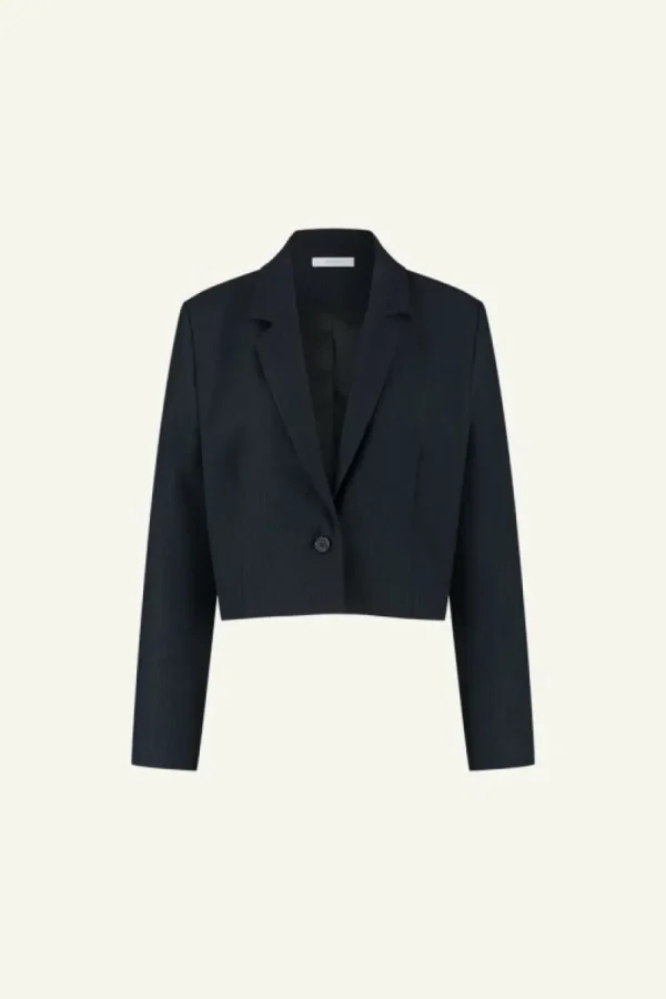 By bar Jassen<jody stripe blazer | dark navy