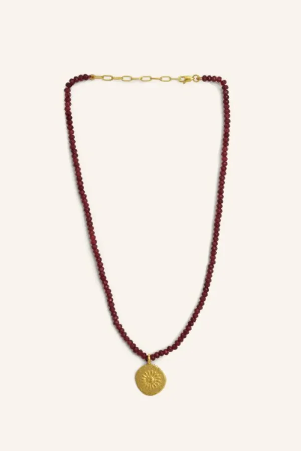 By bar Sieraden<jules necklace | ruby