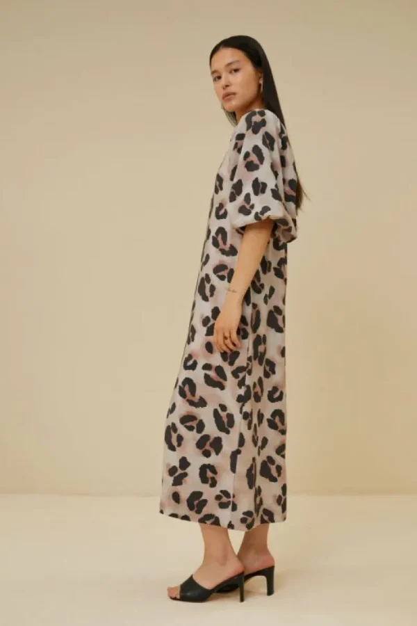 By bar Jurken<juta cheetah dress | cheetas print