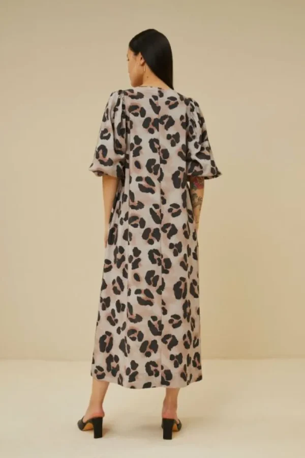 By bar Jurken<juta cheetah dress | cheetas print