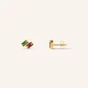 By bar Oorbellen | Sieraden<kavi stud earring | green