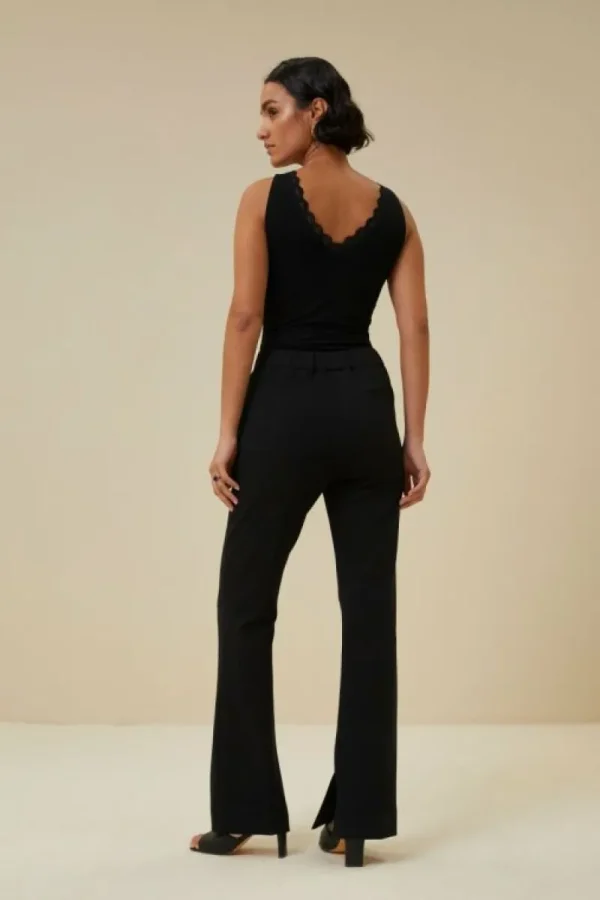 By bar Tops & Shirts<lace singlet | black