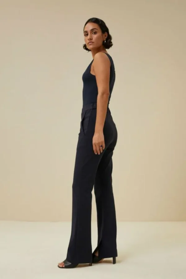 By bar Tops & Shirts<lace singlet | dark navy