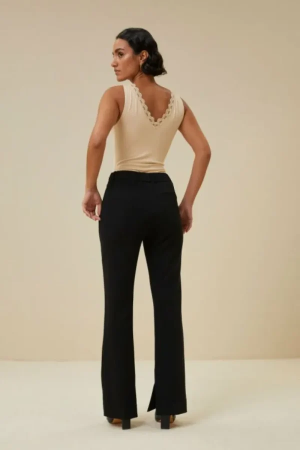 By bar Tops & Shirts<lace singlet | nude