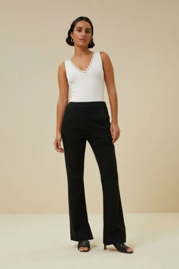 By bar Tops & Shirts<lace singlet | off white