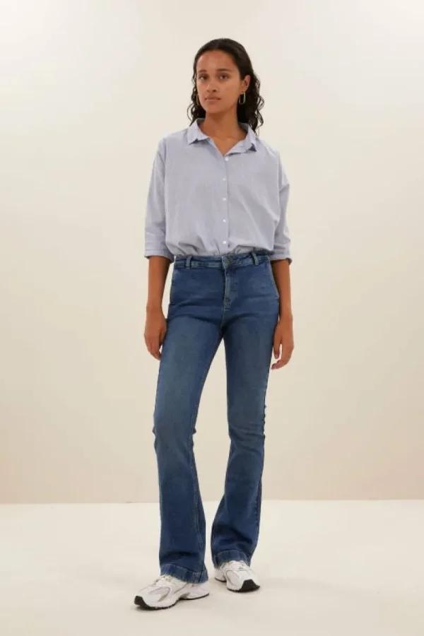 By bar Broeken<leila pant T denim | denim