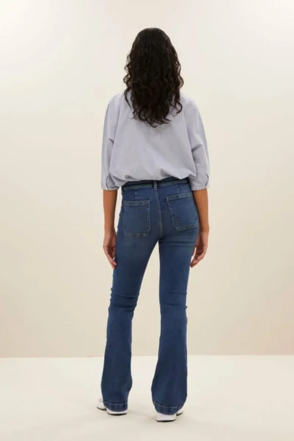 By bar Broeken<leila pant T denim | denim