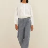 By bar Jeans | Broeken<lew stripe pants | dark blue stripe