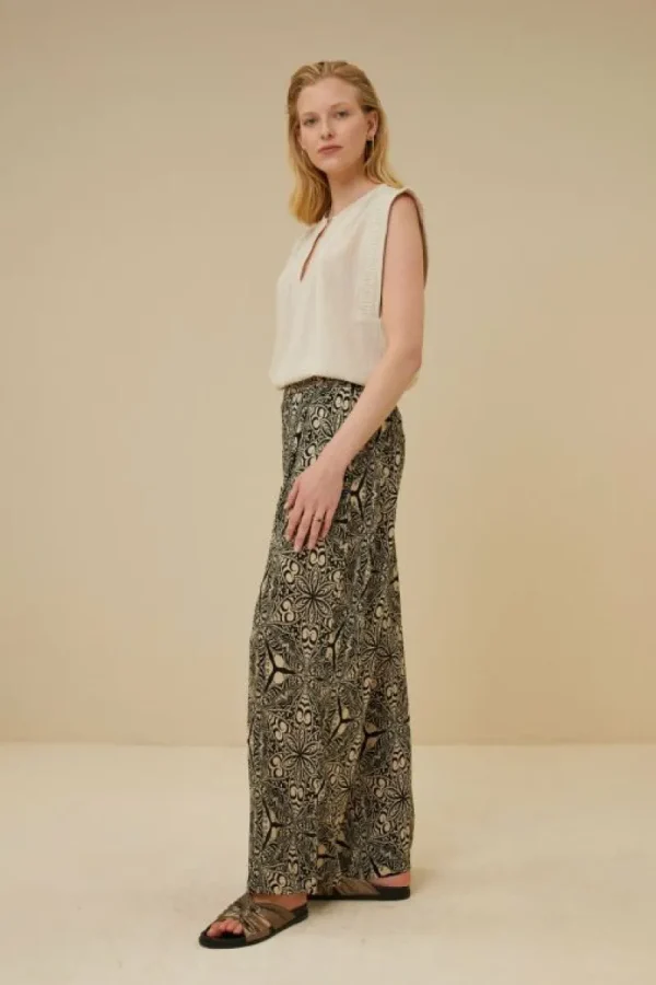 By bar Blouses<lina slub blouse | sand