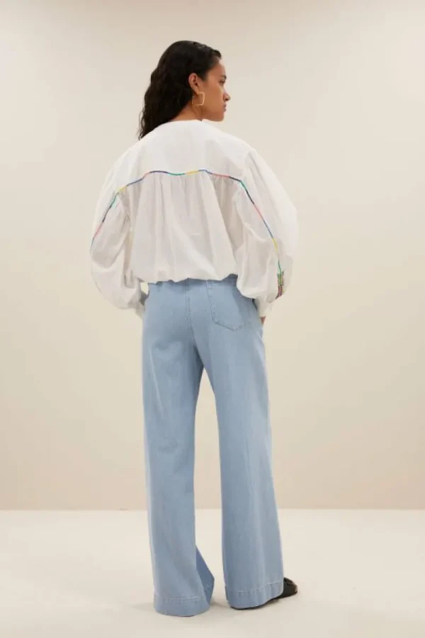 By bar Blouses<linn blouse | off white