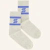 By bar Sokken<logo socks | queens blue