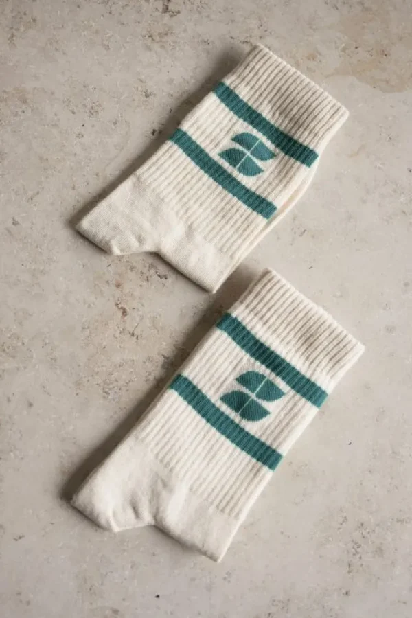 By bar Sokken<logo uni socks | ocean