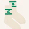 By bar Sokken<logo uni socks | spring green