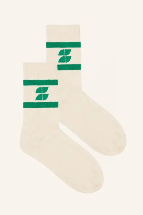 By bar Sokken<logo uni socks | spring green