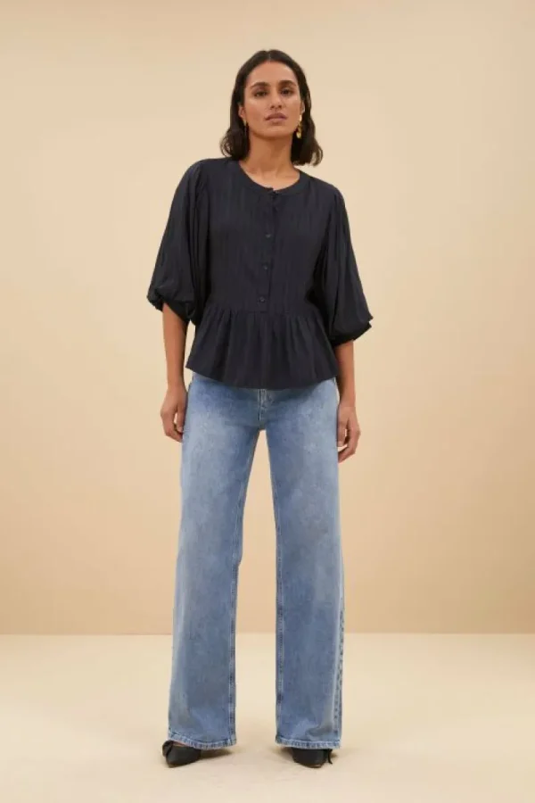 By bar Blouses<louis blouse | midnight