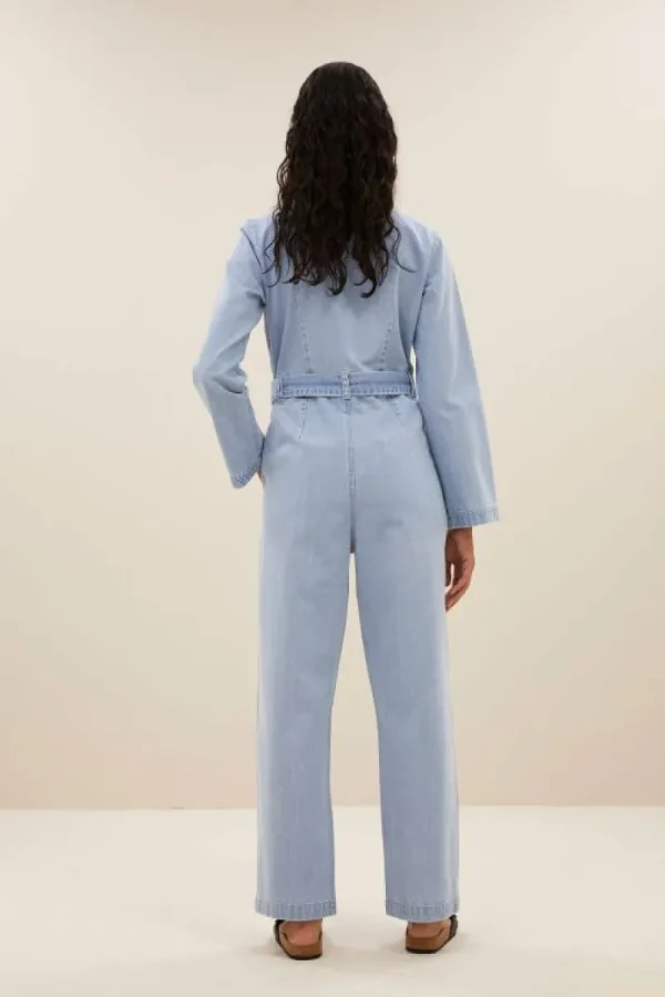 By bar Jumpsuits<louise denim suit | light denim