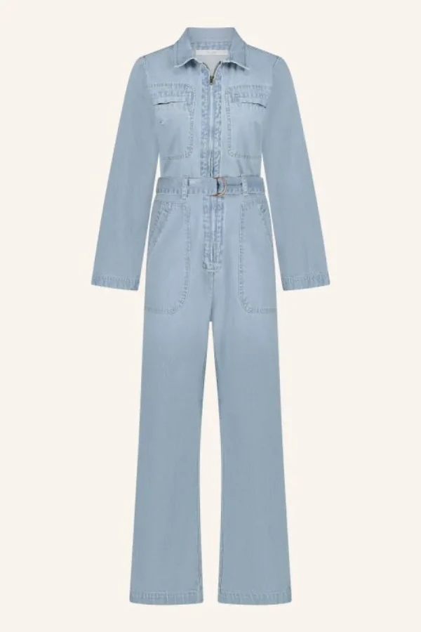By bar Jumpsuits<louise denim suit | light denim