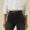 By bar Riemen<luna belt | cognac