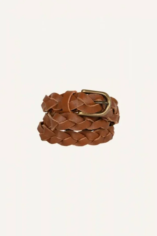 By bar Riemen<luna belt | cognac