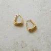By bar Oorbellen | Sieraden<luna earring | gold