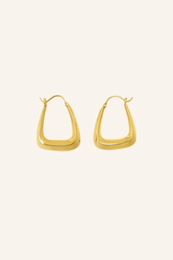 By bar Oorbellen | Sieraden<luna earring | gold