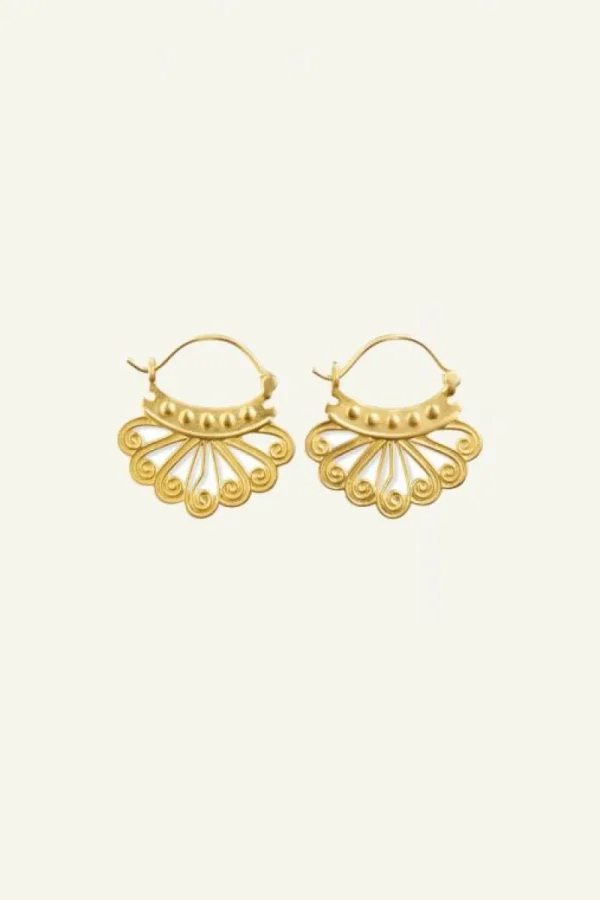 By bar Oorbellen | Sieraden<maartje earring | gold