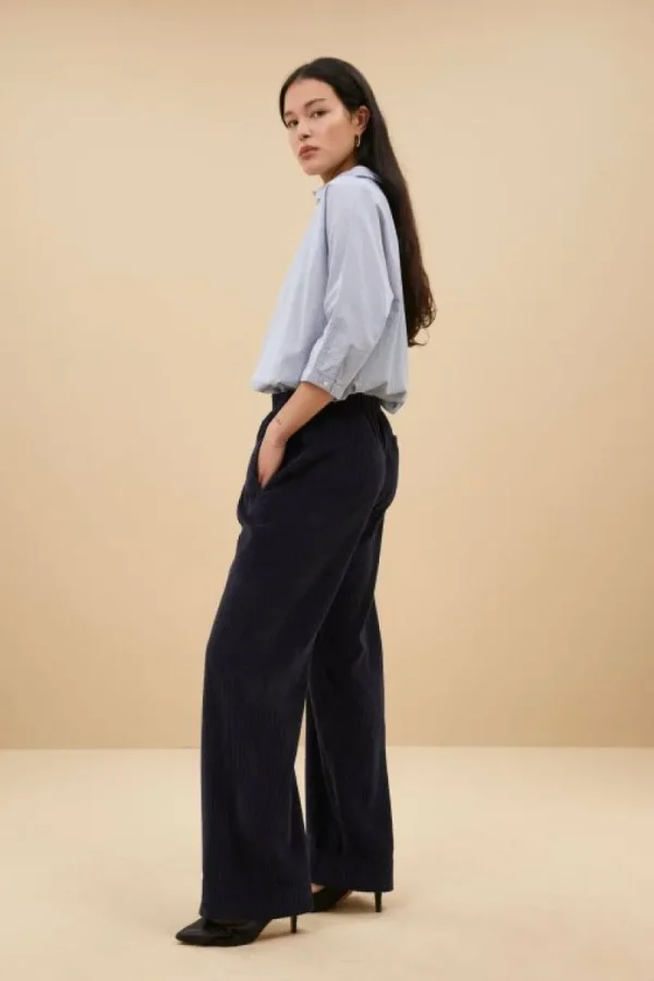 By bar Broeken<mees cord pants | midnight