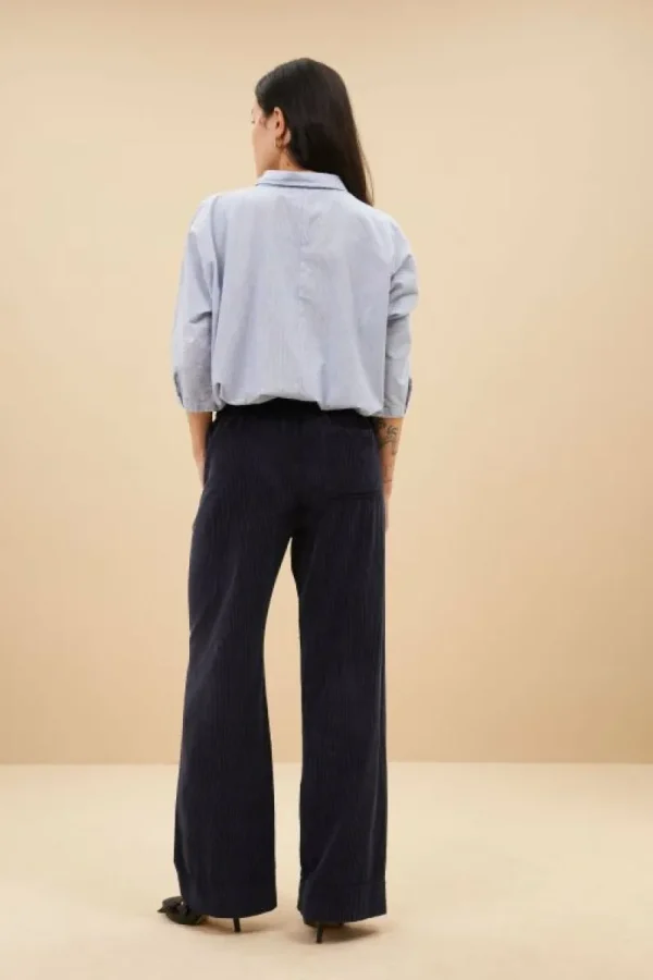 By bar Broeken<mees cord pants | midnight