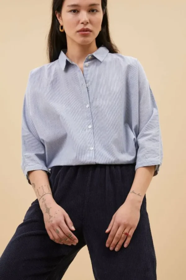 By bar Broeken<mees cord pants | midnight