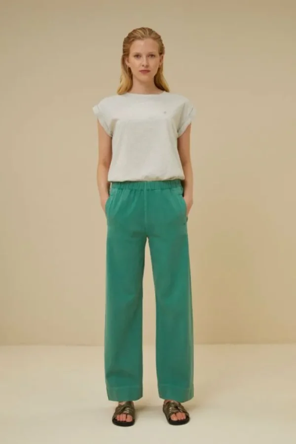 By bar Broeken<mees twill pant | aloe vera