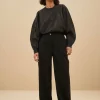 By bar Blouses<meggie lurex blouse | midnight