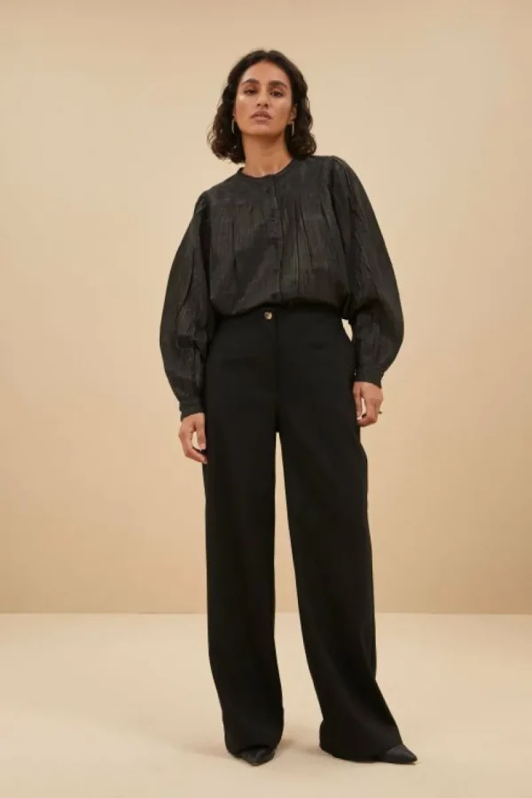 By bar Blouses<meggie lurex blouse | midnight