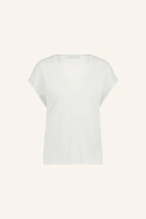 By bar Tops & Shirts<momi logo top | bright white