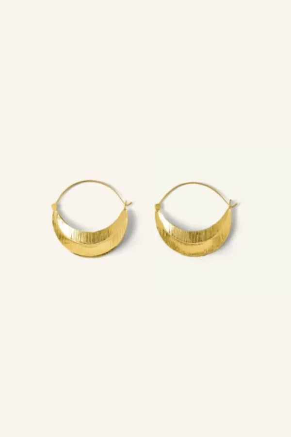 By bar Oorbellen | Sieraden<moon earring | gold