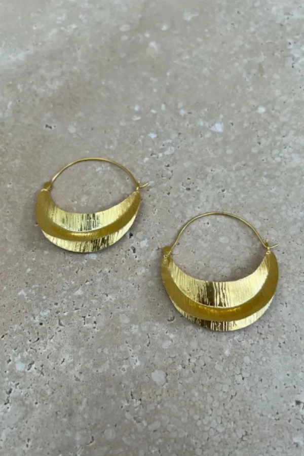 By bar Oorbellen | Sieraden<moon earring | gold