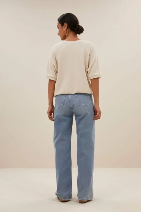By bar Tops & Shirts<neva slub top | almond