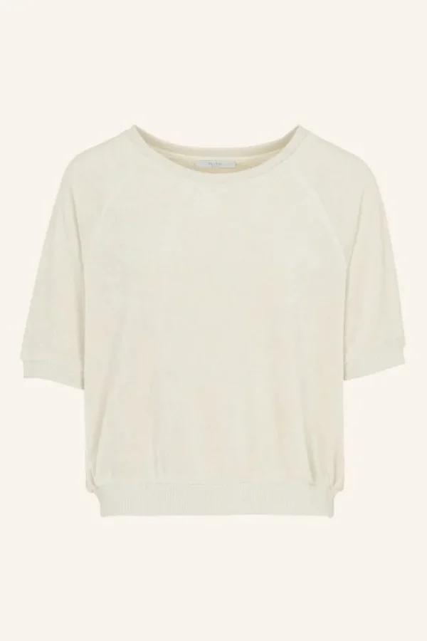By bar Tops & Shirts<neva slub top | almond
