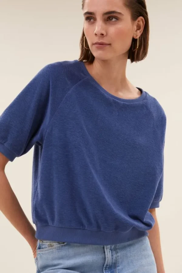 By bar Tops & Shirts<neva slub top | estate blue