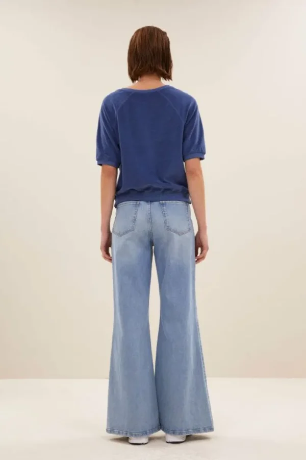 By bar Tops & Shirts<neva slub top | estate blue