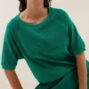By bar Tops & Shirts<neva slub top | green lake