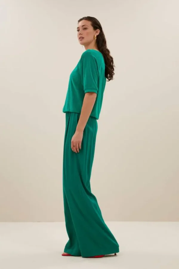 By bar Tops & Shirts<neva slub top | green lake