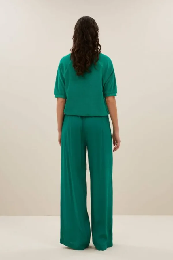 By bar Tops & Shirts<neva slub top | green lake