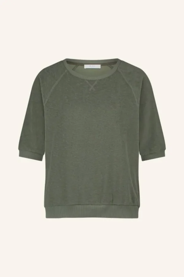 By bar Tops & Shirts<neva slub top | mulled basil
