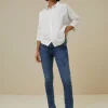 By bar Blouses<norel poplin blouse | white