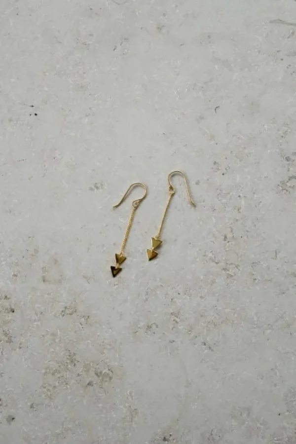 By bar Oorbellen | Sieraden<PD Arrow | gold