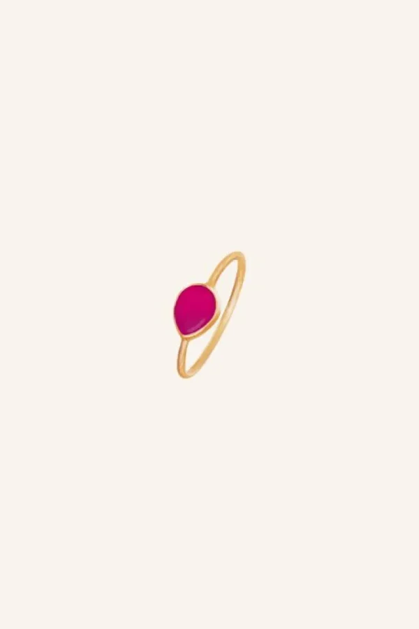 By bar Sieraden<PD MINIMAL RING | ruby