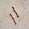 By bar Oorbellen<pd nolan earring | red