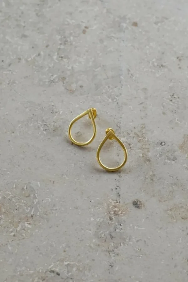 By bar Oorbellen | Sieraden<pd tear | gold